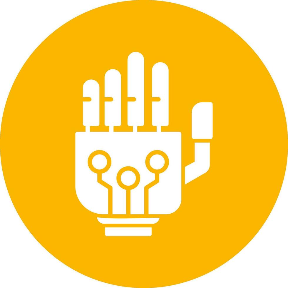 Robotic Hand Vector Icon