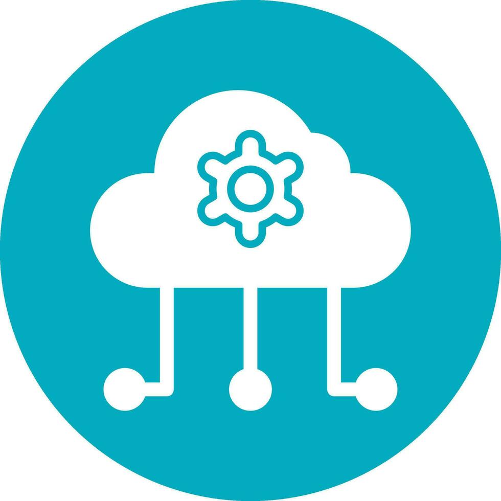 Cloud Computing Vector Icon