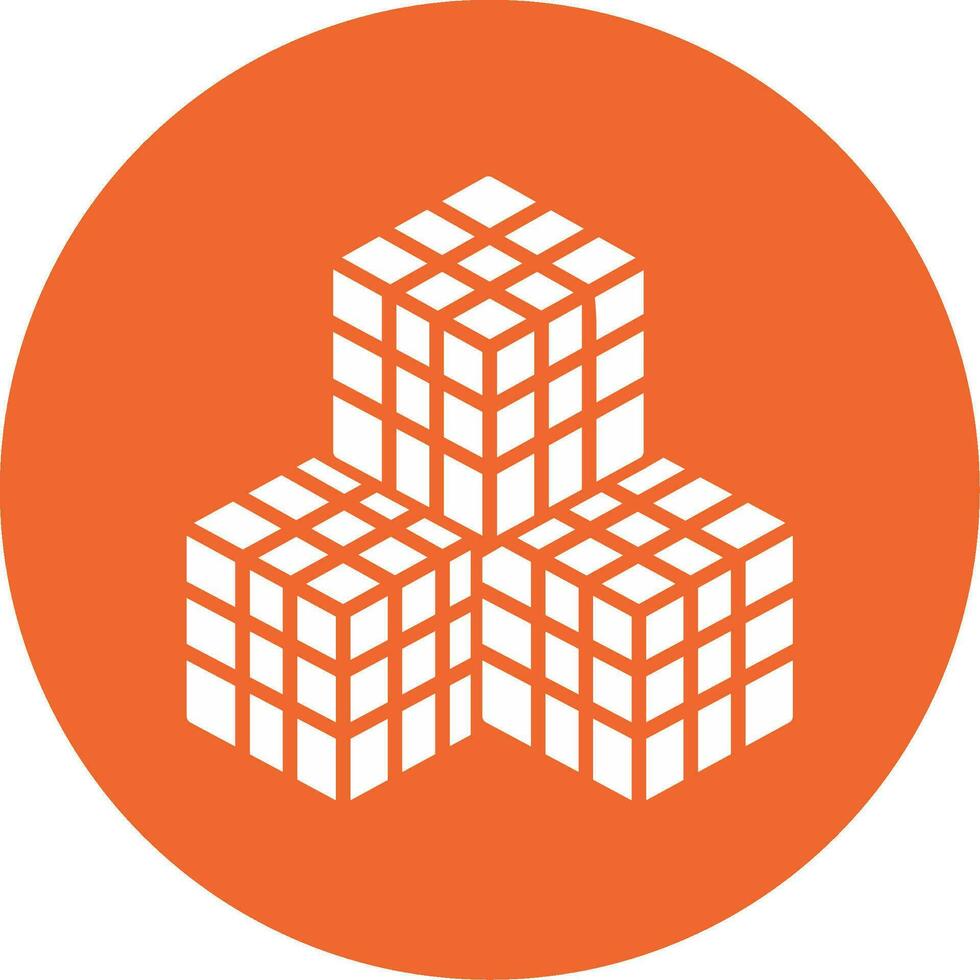 Cubes Vector Icon