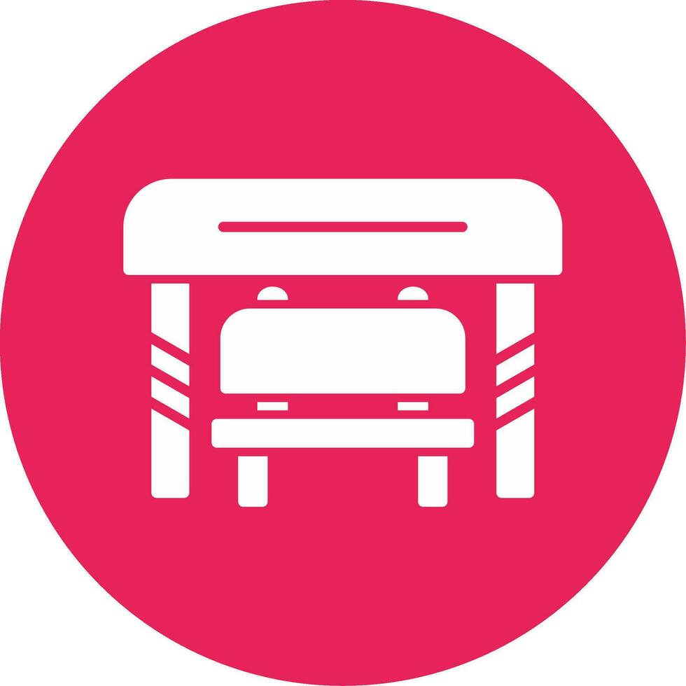 Bus Stop Vector Icon