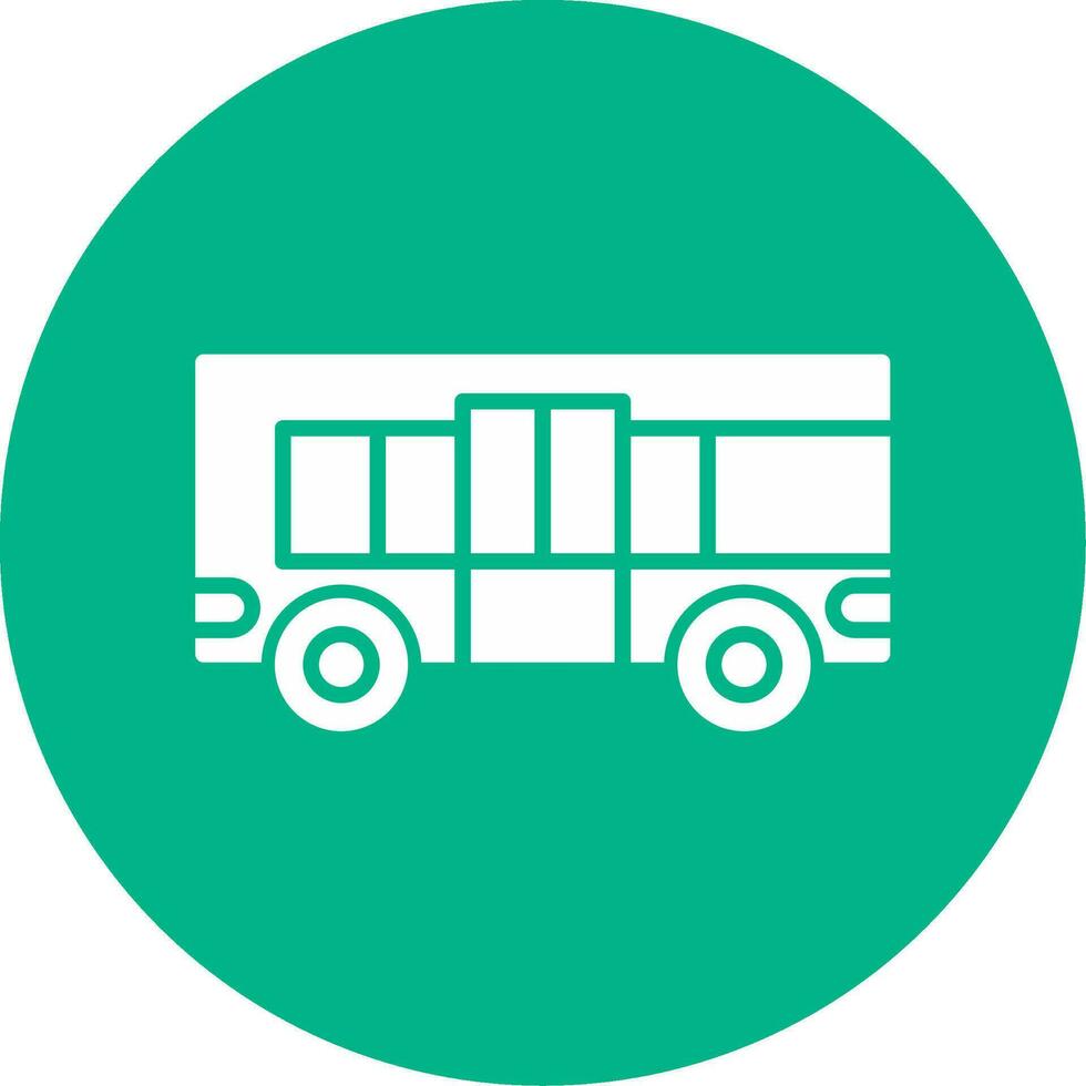 icono de vector de bus