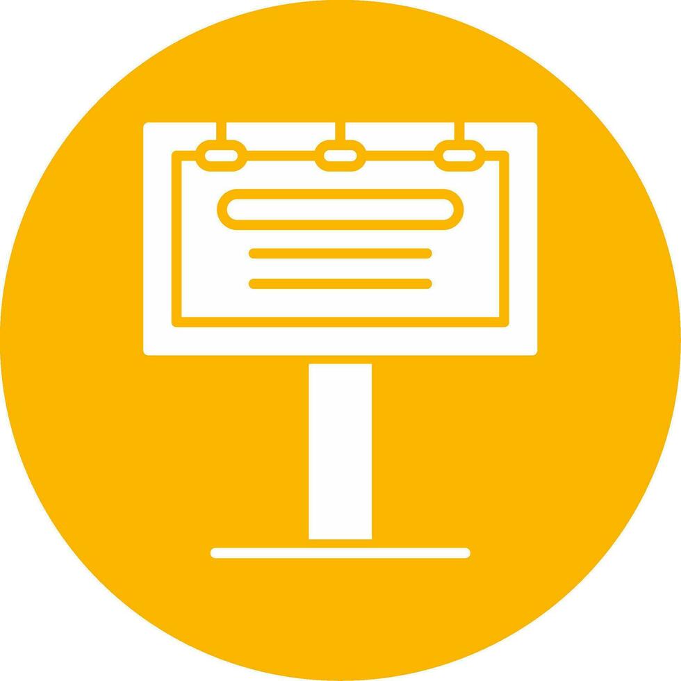 Billboard Vector Icon