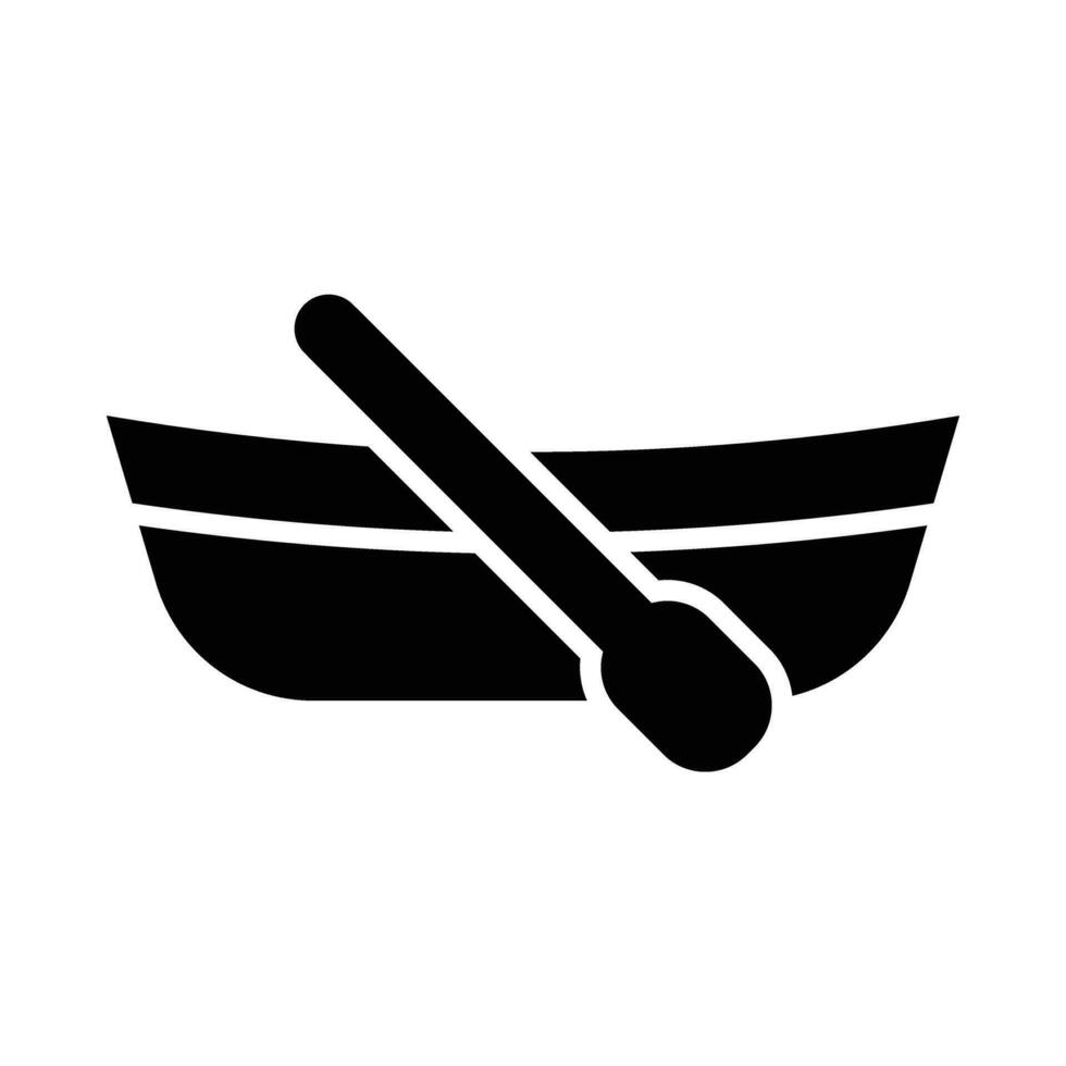 Boat Vector Glyph Icon For Personal And Commercial Use.