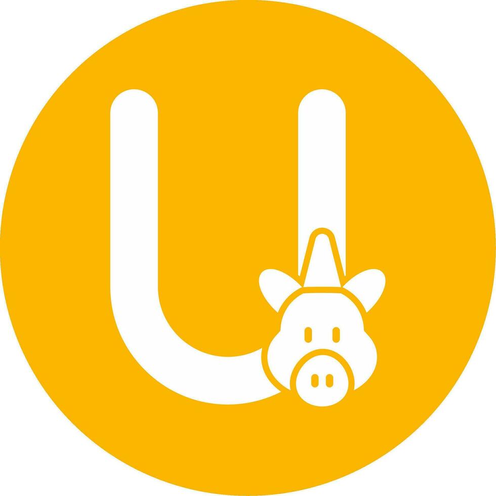Capital U Vector Icon