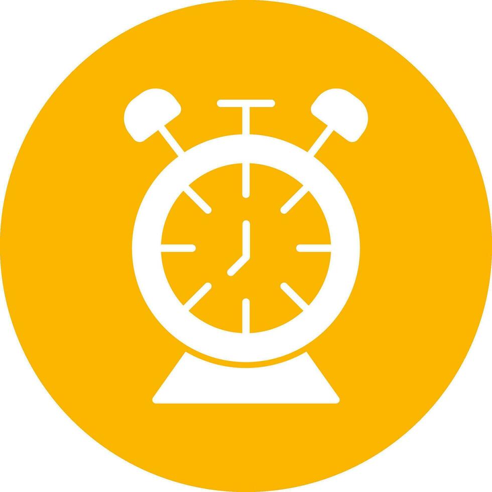 icono de vector de reloj de escritorio