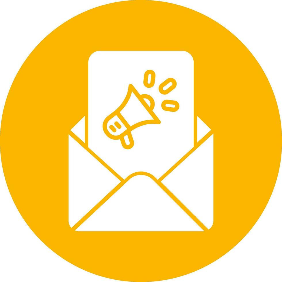 icono de vector de marketing por correo electrónico