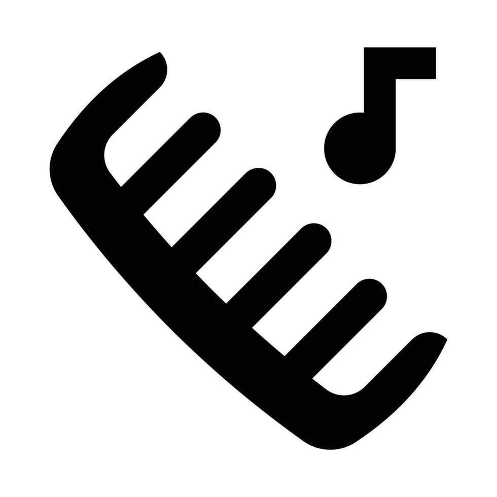 Comb Vector Glyph Icon For Personal And Commercial Use.