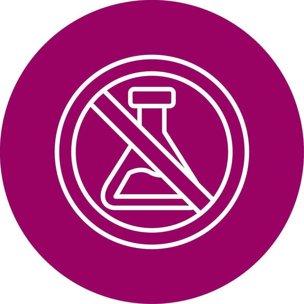 No Chemical Vector Icon