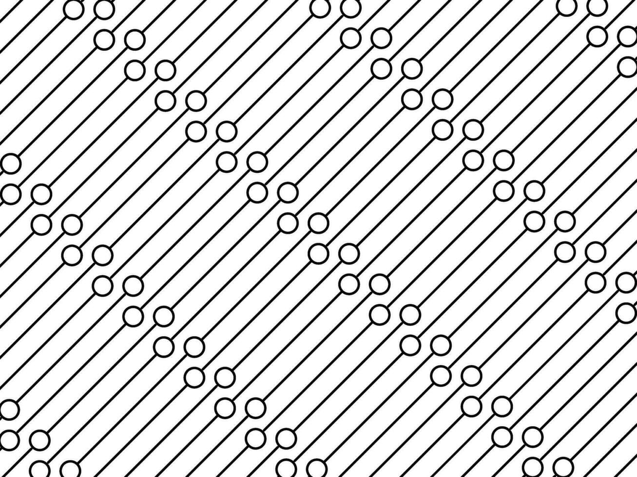 Circle and Lines Motifs Pattern, can use for Background, Fashion, Fabric, Textile, Wallpaper, Cover, Tile, Carpet Pattern, Wrapping and or for Graphic Design Element. Vector Illustration