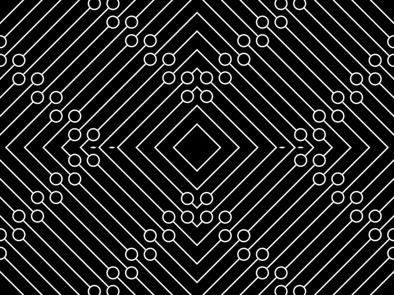 Circle and Lines Motifs Pattern, can use for Background, Fashion, Fabric, Textile, Wallpaper, Cover, Tile, Carpet Pattern, Wrapping and or for Graphic Design Element. Vector Illustration