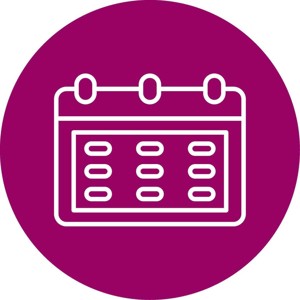 Calendar Vector Icon