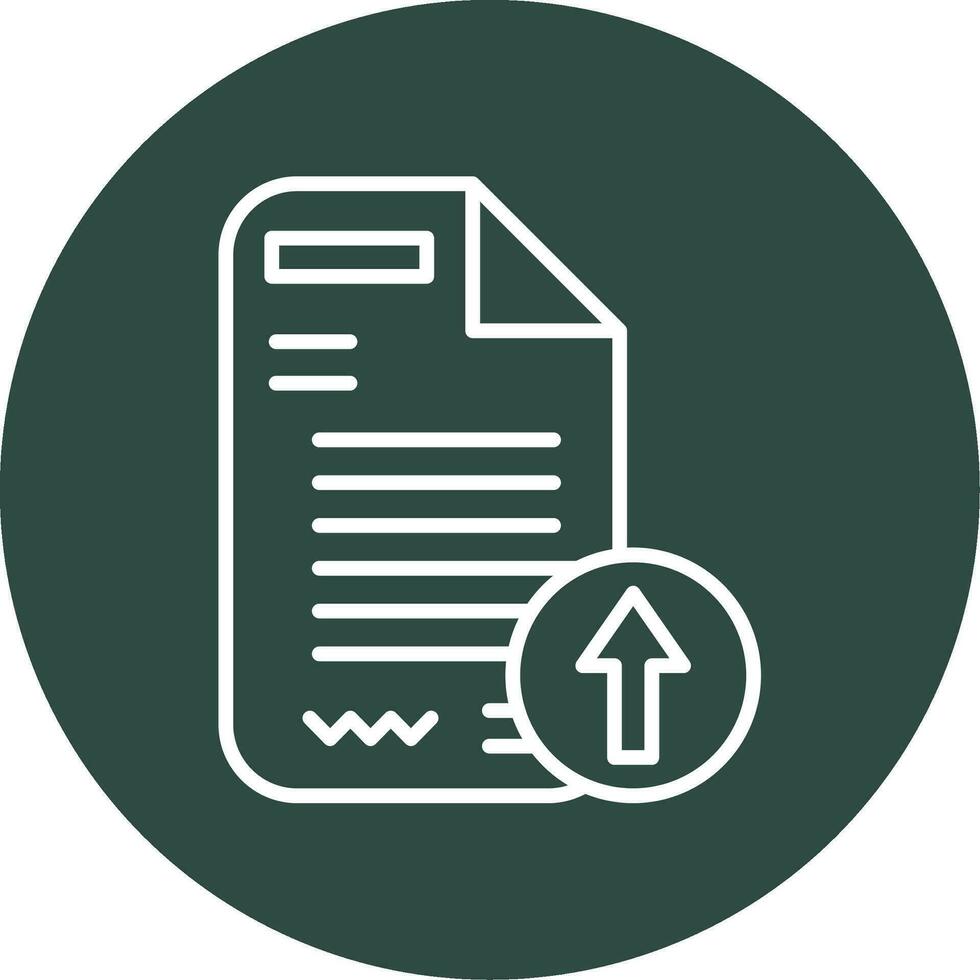 Upload File Vector Icon