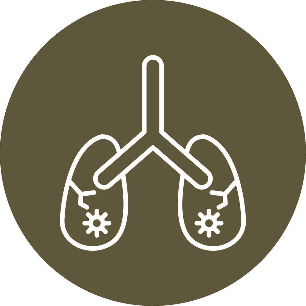Lungs Vector Icon