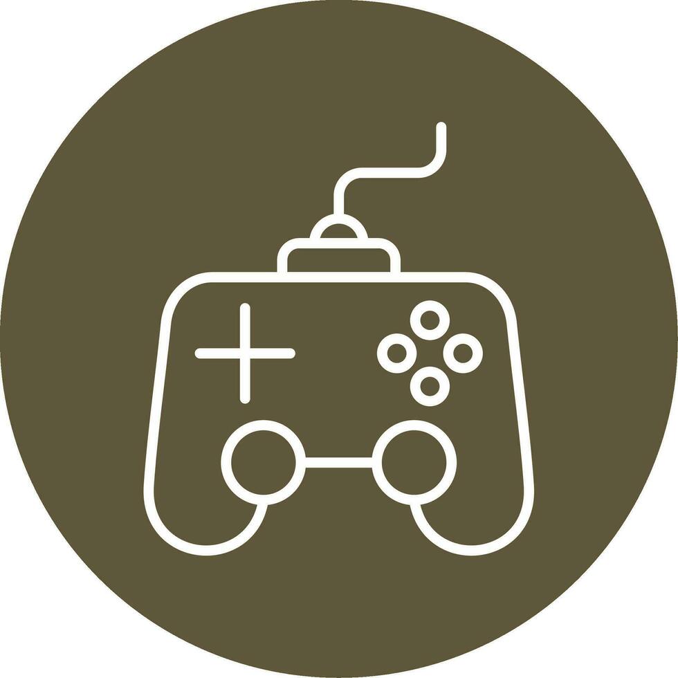 icono de vector de controlador de juego