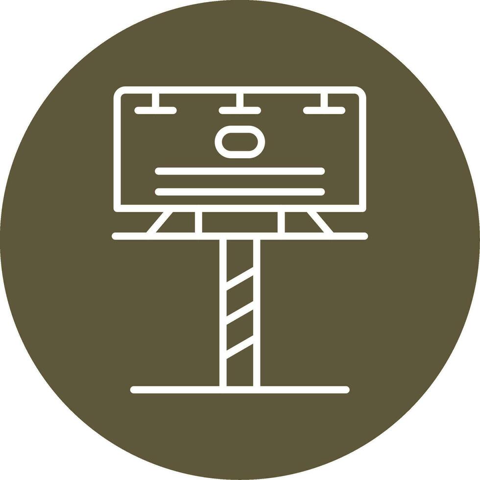 Billboard Vector Icon