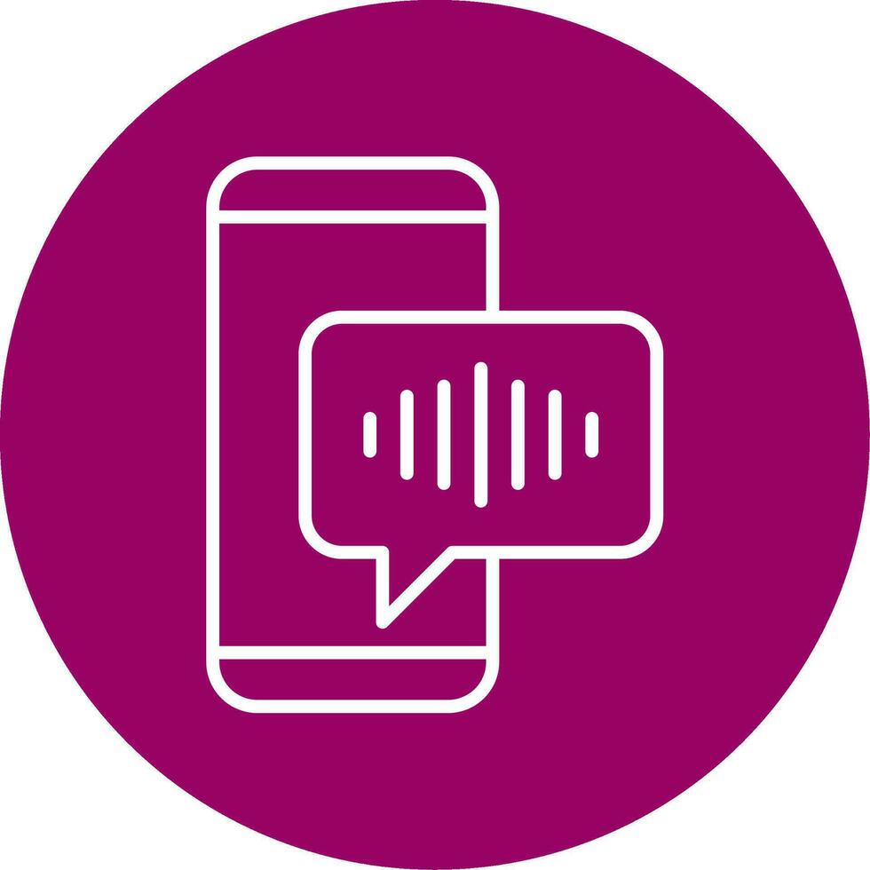 Voice Assistant Vector Icon