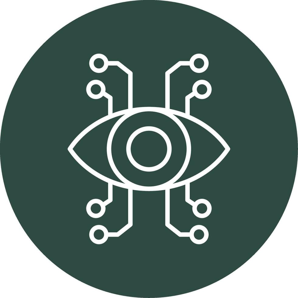 Bionic Eye Vector Icon