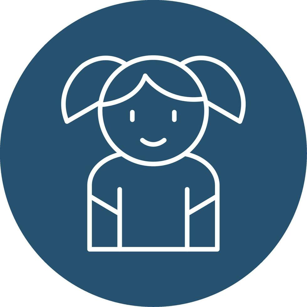 Girl Vector Icon