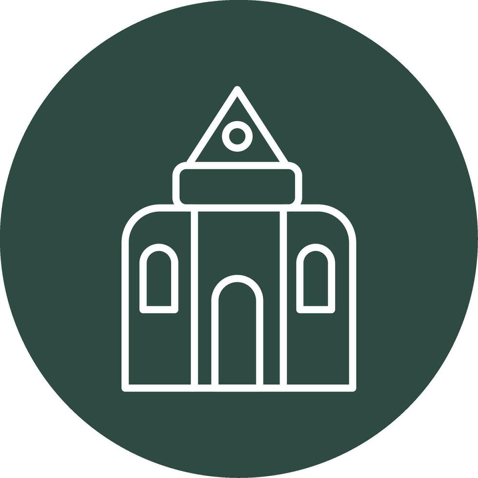 Sand Castle Vector Icon