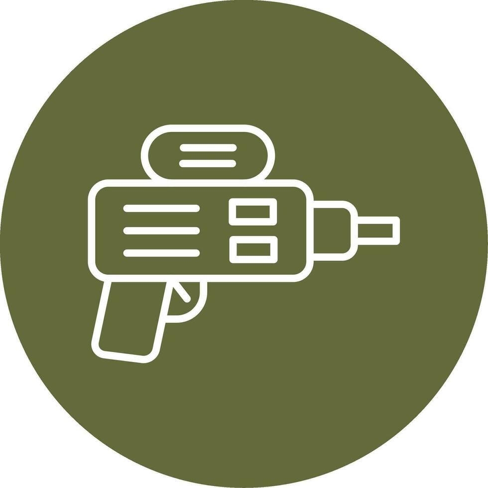 icono de vector de pistola de agua