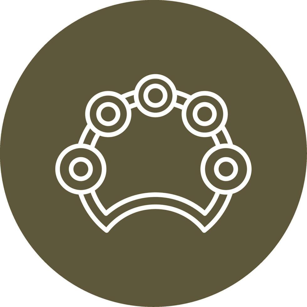 Tambourine Vector Icon