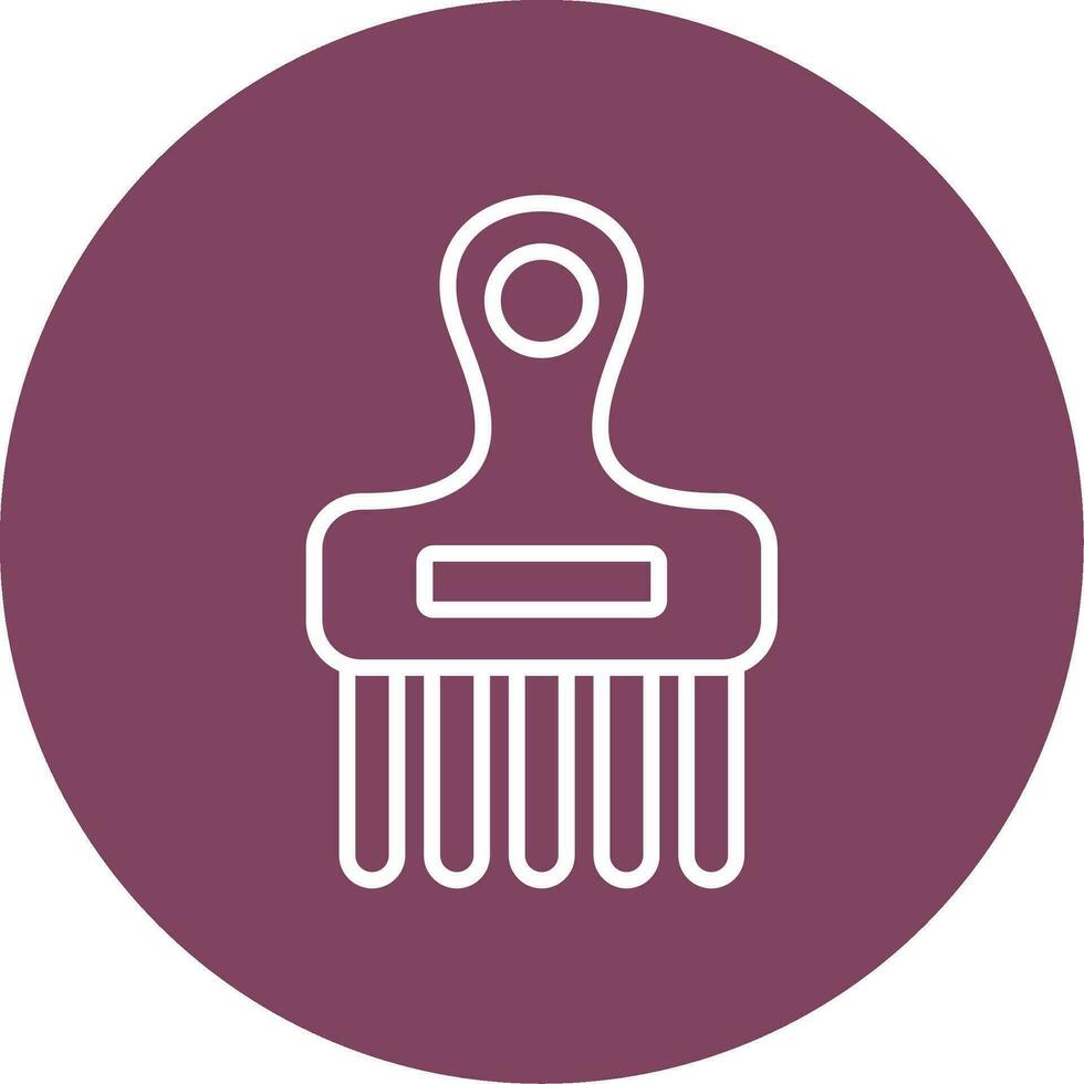 Afro Comb Vector Icon