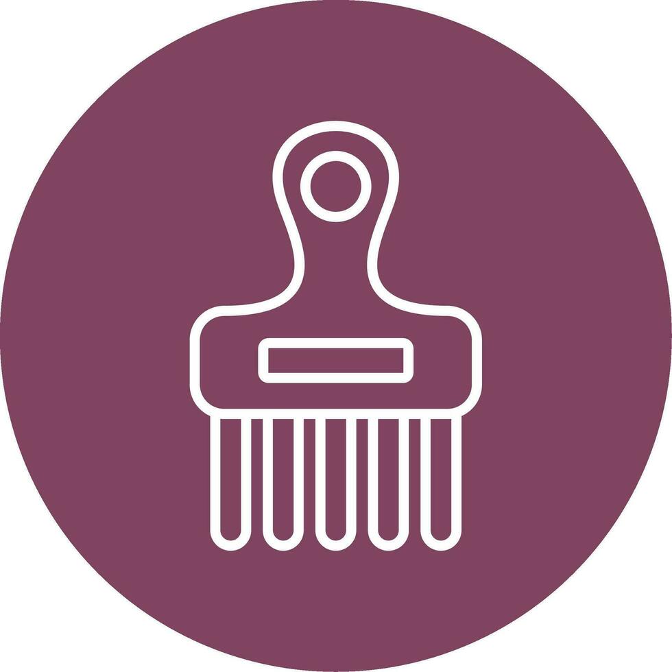 Afro Comb Vector Icon