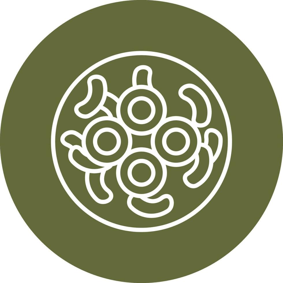 Gloeocapsa Cyanobacteria Vector Icon