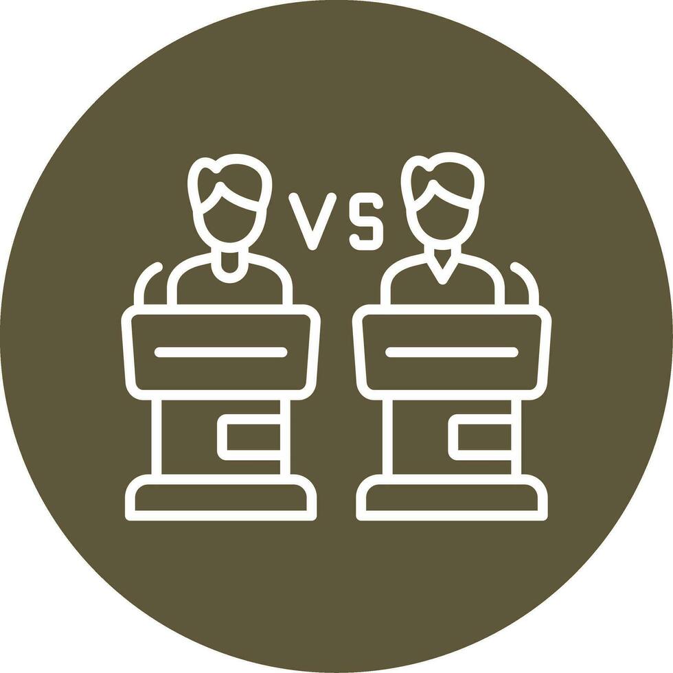 Debate Vector Icon
