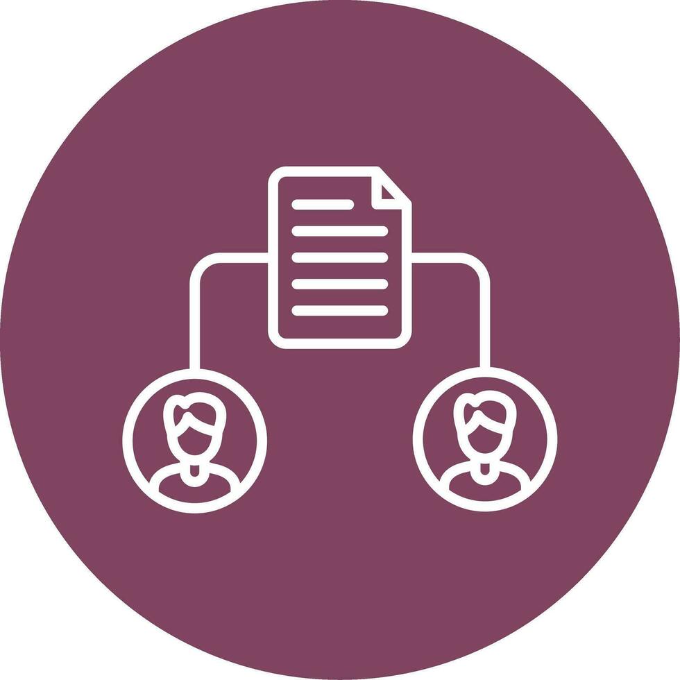 File Share Vector Icon