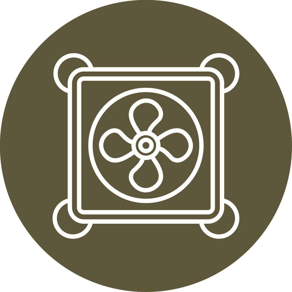 icono de vector de ventilador