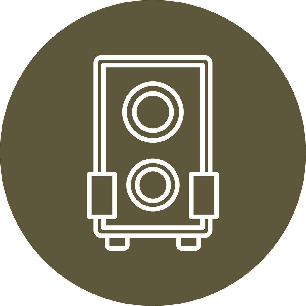 subwoofer vector icono