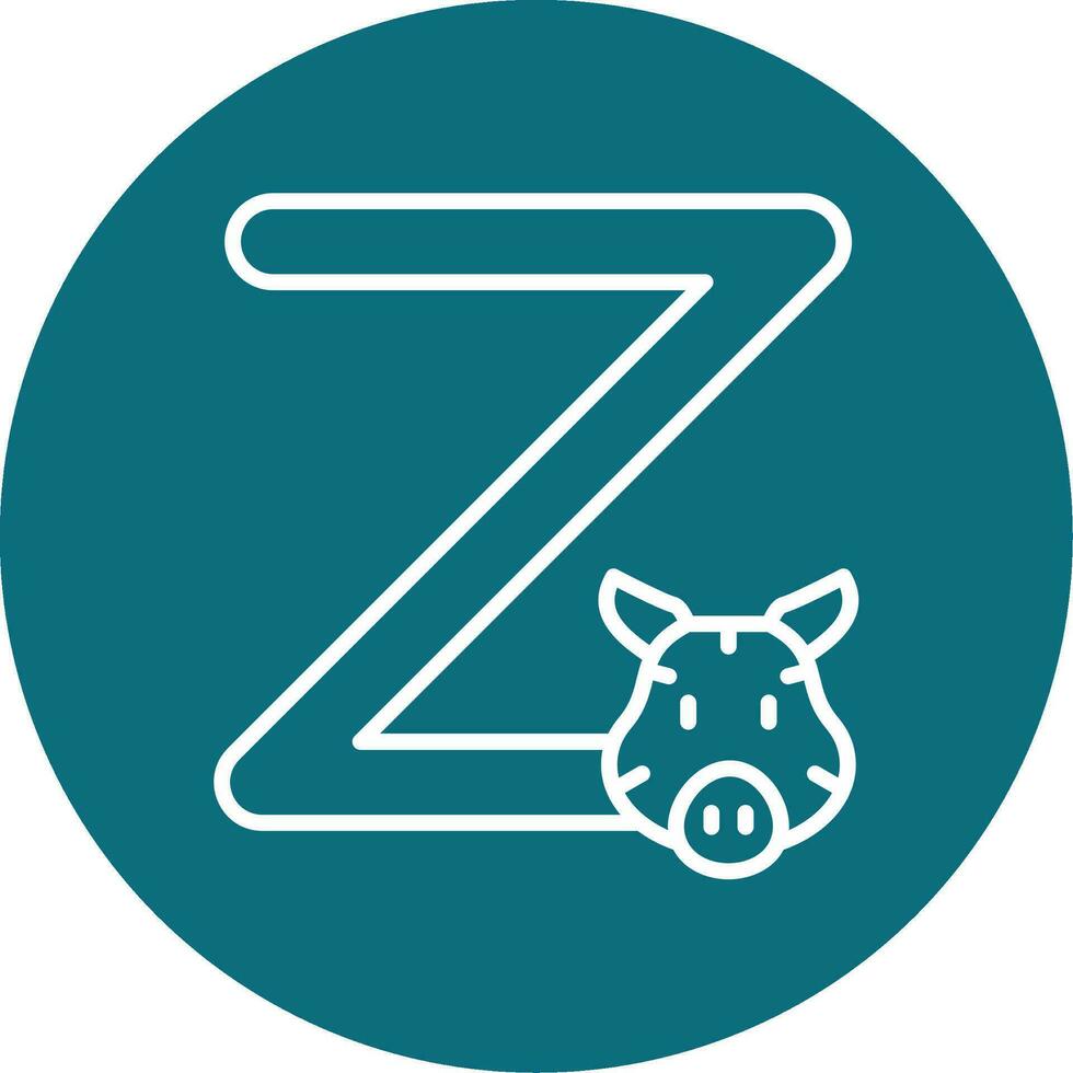 Capital Z Vector Icon