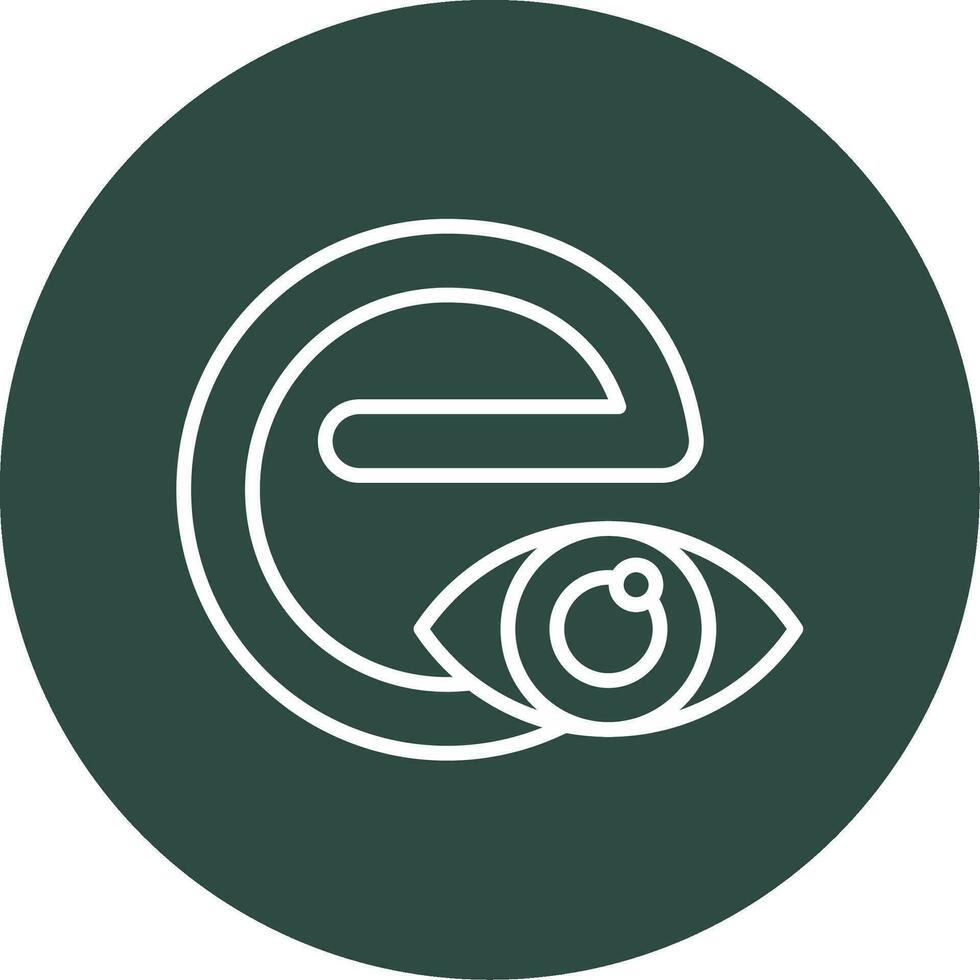 Small E Vector Icon