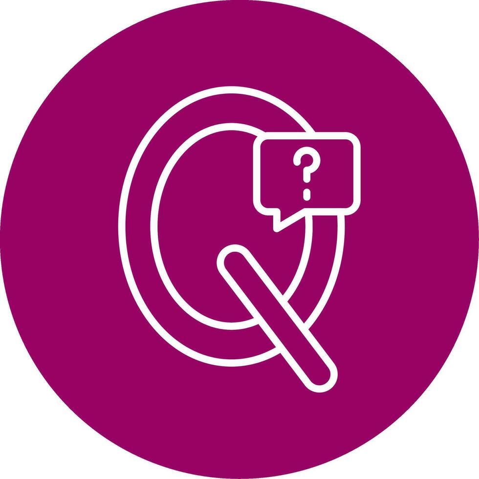 Capital Q Vector Icon