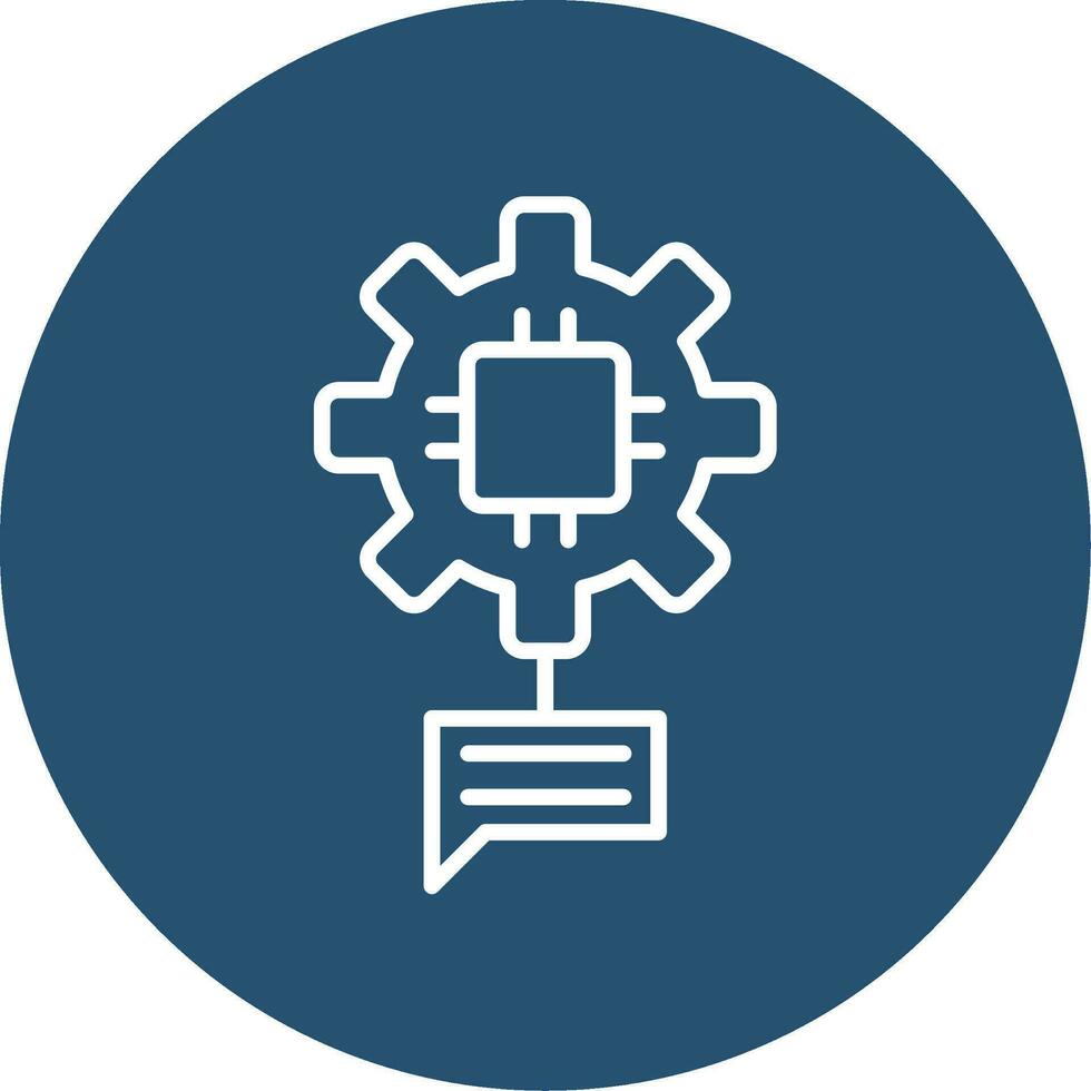 Natural Language Processing Vector Icon