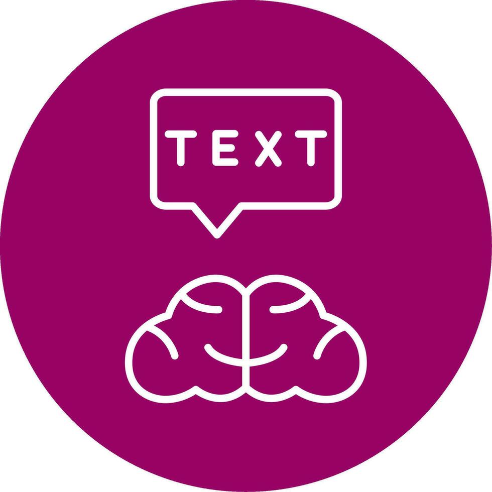 Natural Language Processing Vector Icon