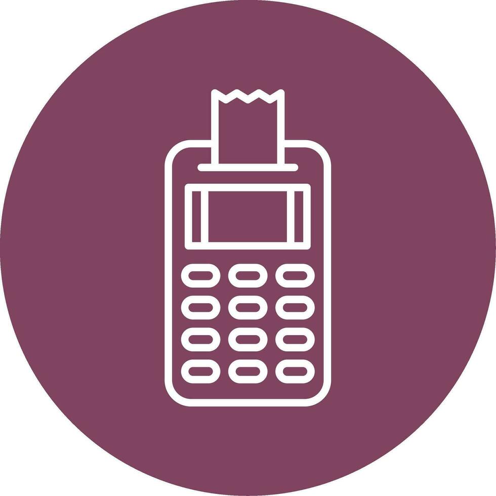 Pos Terminal Vector Icon