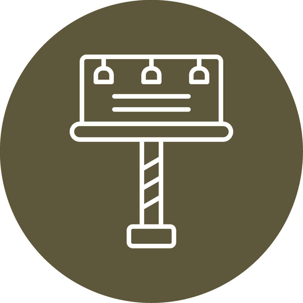 Billboard Vector Icon