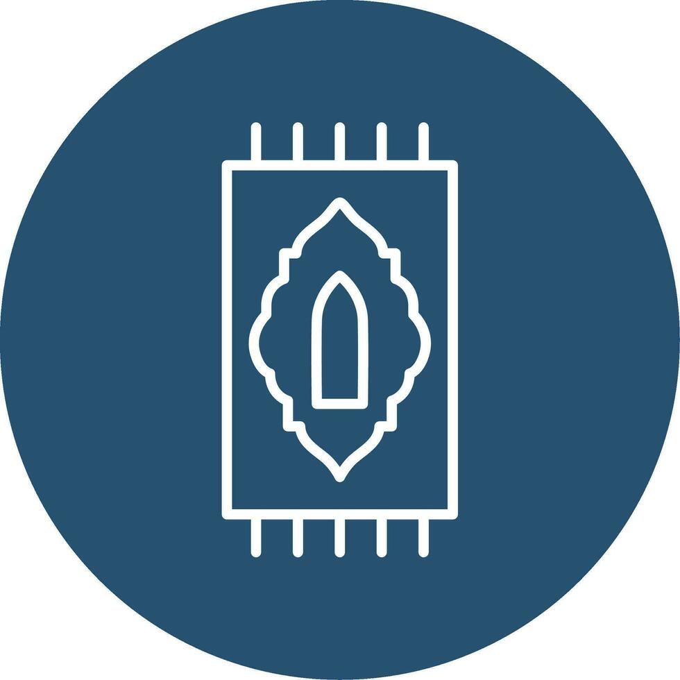 Prayer Rug Vector Icon