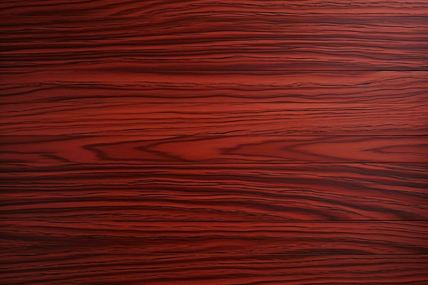 Deep reddish brown mahogany wood with a polished finish wood texture, AI Generated photo