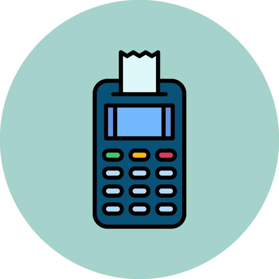 Pos Terminal Vector Icon