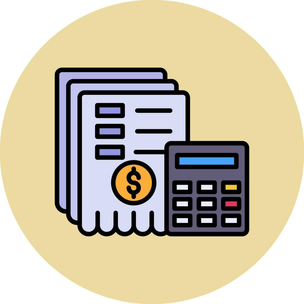 Receipt Vector Icon