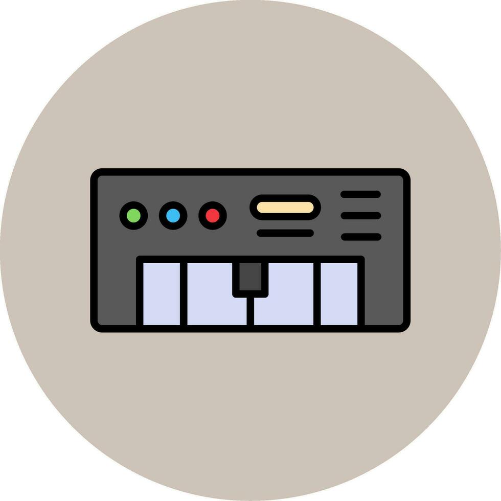 icono de vector de piano