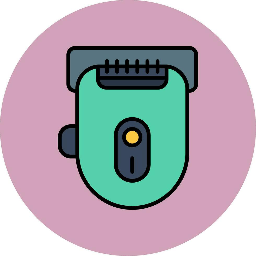 icono de vector de afeitadora