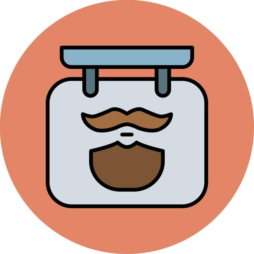 icono de vector de peluquería