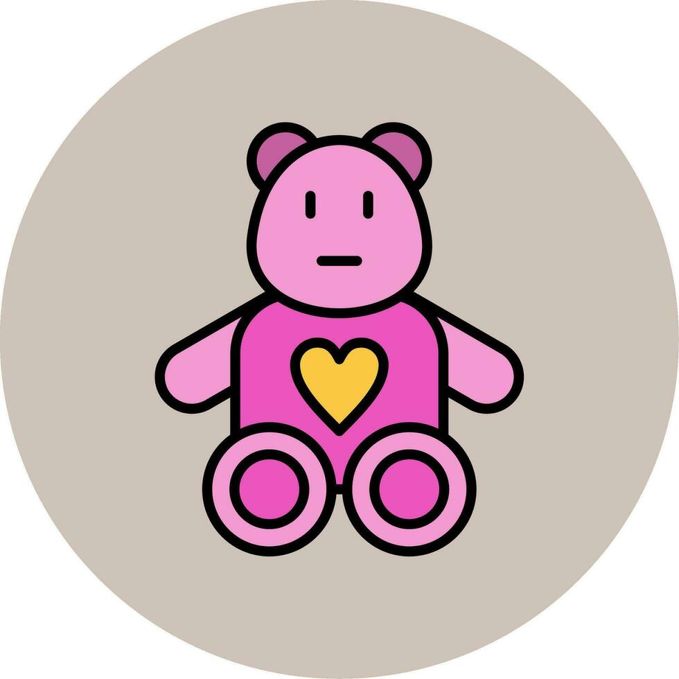 Teddy Bear Vector Icon