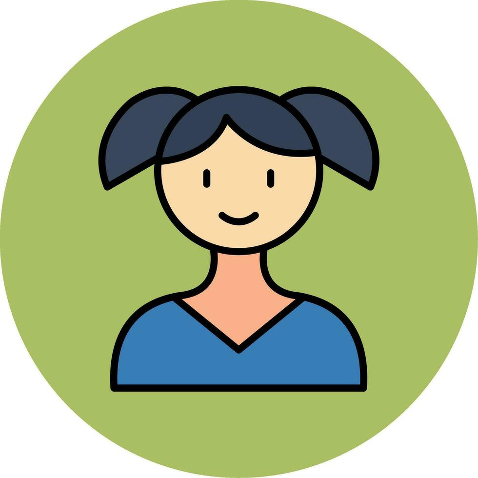 Girl Vector Icon