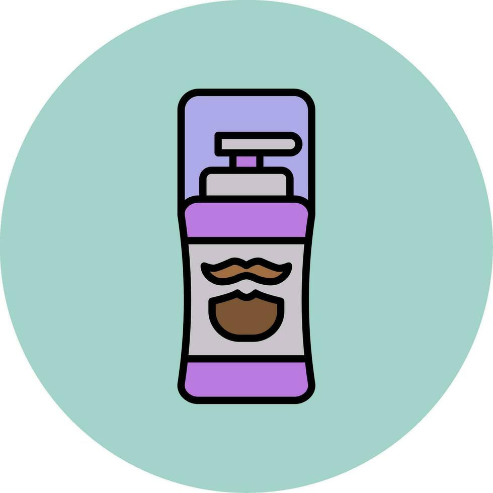 afeitado espuma vector icono