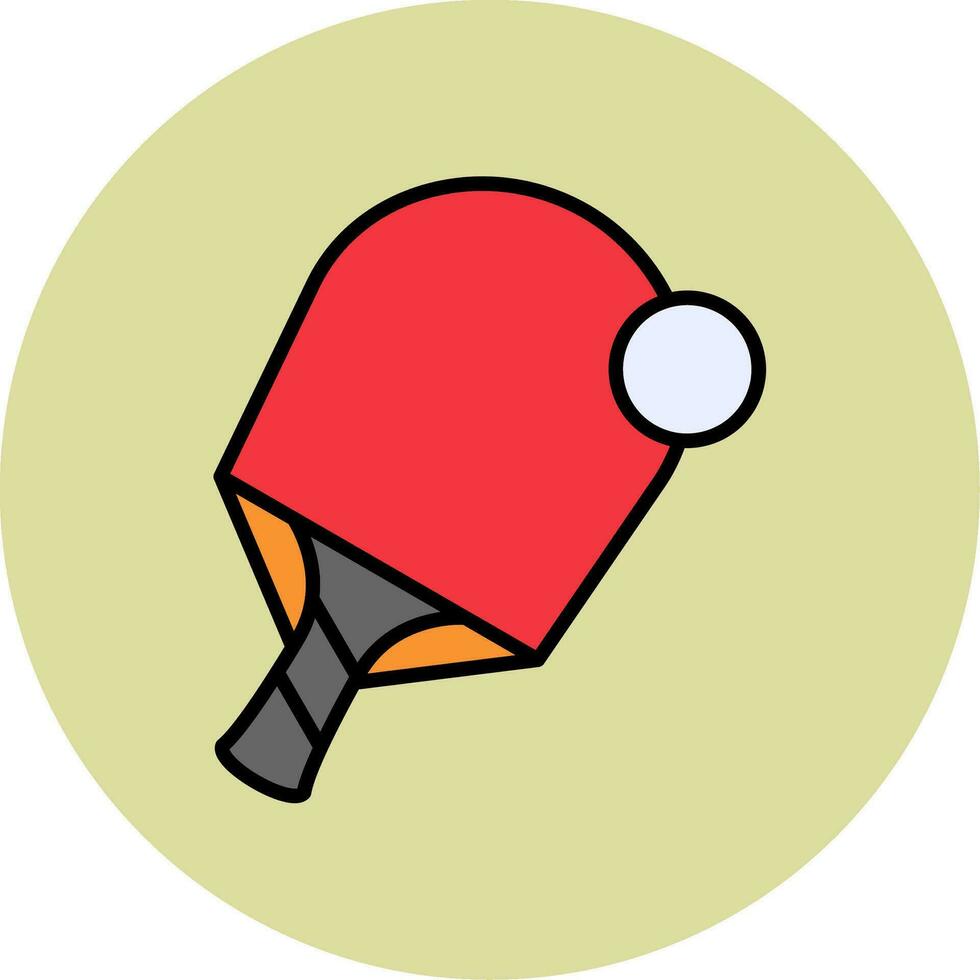 Ping Pong Vector Icon